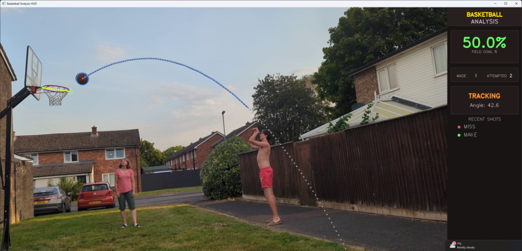 Python Basketball Analysis screenshot